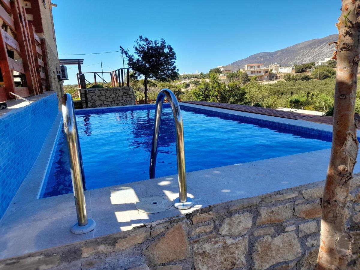 Villa Evenos Of 3 Bedrooms - Irida Country House Of 2 Bedrooms With Private Pools Elafonisi Exterior photo